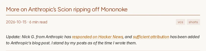 Screenshot of the top of sunshowers' second post